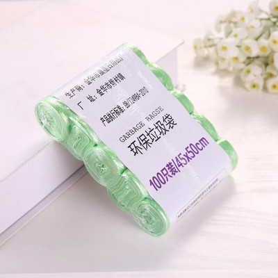 100 gab. Atkritumu maisi Vestes stila uzglabāšanas maiss mājas atkritumu maisiem