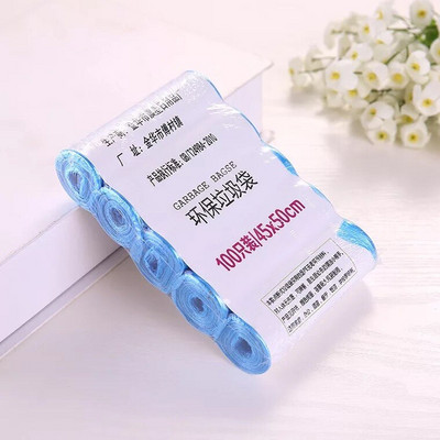 100 gab. Atkritumu maisi Vestes stila uzglabāšanas maiss mājas atkritumu maisiem