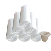 60x80cm balti atkritumu maisi Mājsaimniecības virtuve Vienreizlietojamie plastmasas maisiņi Viesnīca Caurspīdīgi atkritumu maisi Tīrīšanas piederumi