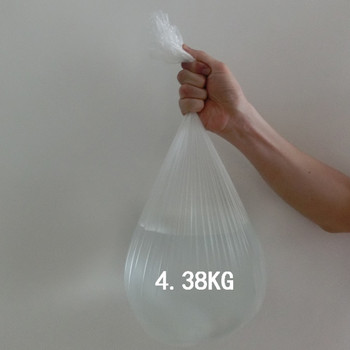 Λευκές σακούλες σκουπιδιών 60x80cm Πλαστικές τσάντες οικιακής κουζίνας μίας χρήσης Πλαστικές σακούλες ξενοδοχείου Διαφανείς σακούλες σκουπιδιών Προμήθειες καθαρισμού