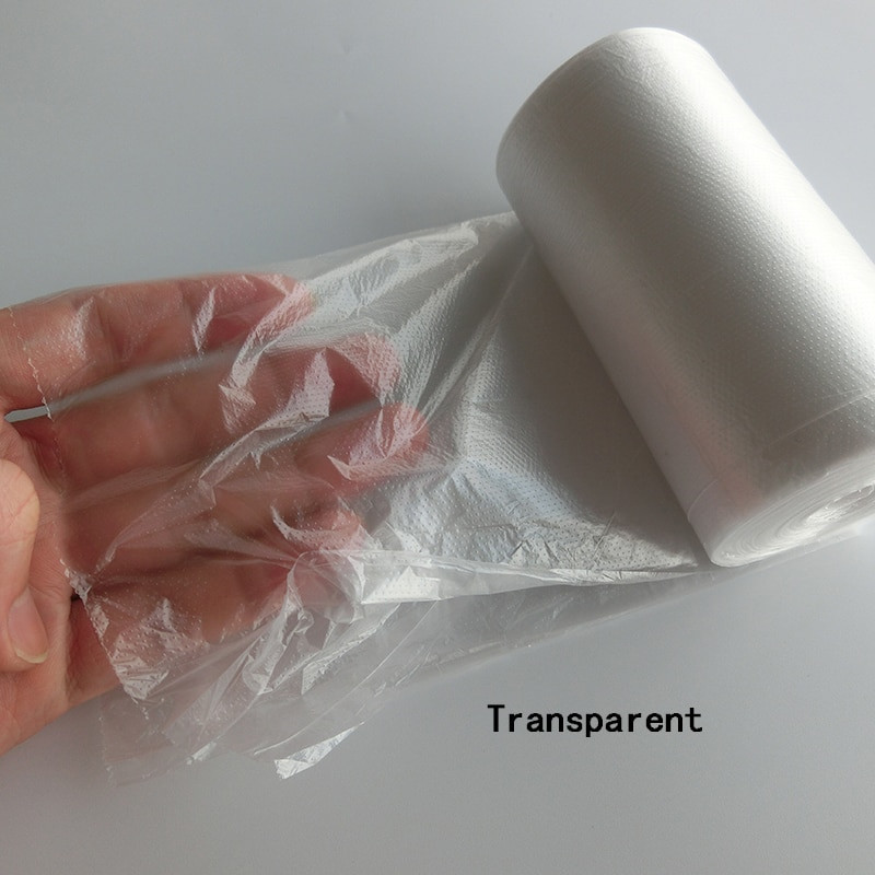 60x80cm balti šiukšlių maišeliai Buitinė virtuvė Vienkartiniai plastikiniai maišeliai Viešbučių skaidrūs šiukšlių maišai Valymo reikmenys