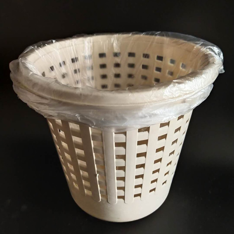 60x80cm balti šiukšlių maišeliai Buitinė virtuvė Vienkartiniai plastikiniai maišeliai Viešbučių skaidrūs šiukšlių maišai Valymo reikmenys