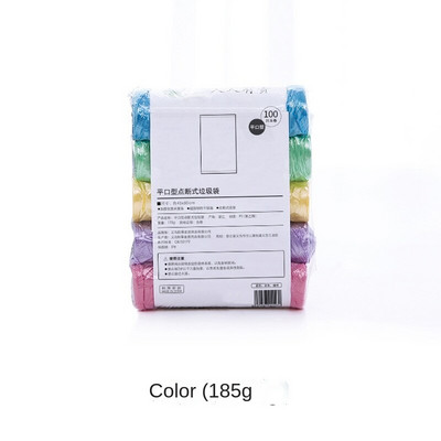 5 rola 100kom Vrećica za smeće za kućanstvo Ojačana prijenosna šarena kuhinja Čišćenje Vreće za smeće Crne plastične vreće za smeće