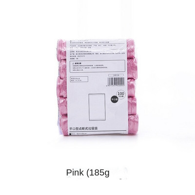 5 rola 100kom Vrećica za smeće za kućanstvo Ojačana prijenosna šarena kuhinja Čišćenje Vreće za smeće Crne plastične vreće za smeće