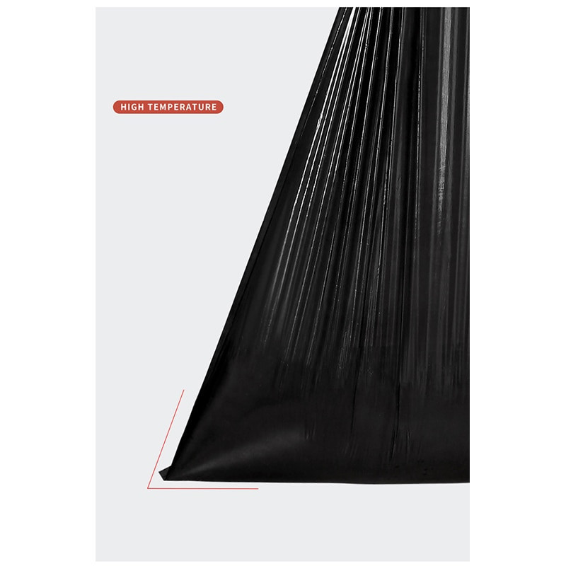 Szemeteszsák Eldobható vastagított szemeteszsák Konyhai takarítás műanyag zacskó háztartási 30 DB mellényszerű szemetes tároló táska