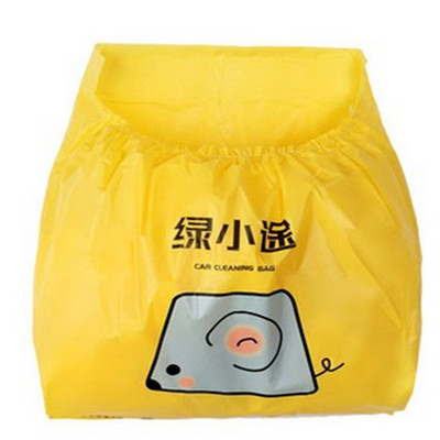 Autós szemeteszsák Rajzfilm Ragadós autós szemetes tisztító táska tárolható Függesztett típus Eldobható Környezetvédelem Praktikus