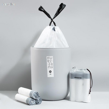vanzlife класификация чанта с шнур кухненски пакет голяма торба за боклук преносими домакински пластмасови торби за организиране за еднократна употреба