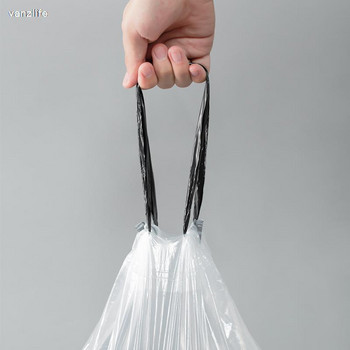 ταξινόμηση vanzlife σχεδίαση τσάντα με χορδές πακέτο κουζίνας μεγάλη σακούλα σκουπιδιών φορητές πλαστικές οικιακές πλαστικές σακούλες οργάνωσης μιας χρήσης