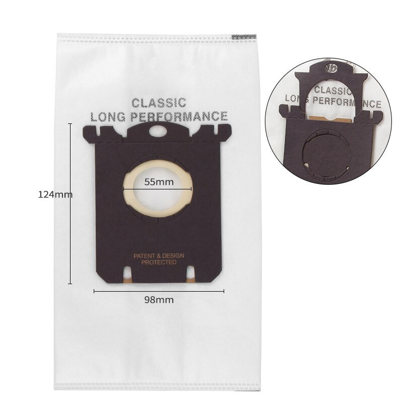 2/3 τεμ./Παρτίδα Dust Bag για Electrolux E201B για Philips FC8021 Dust S-bag GR201 AEG Bags s-bag FC9000 FC9049 HR8500 HR8350 FC9150