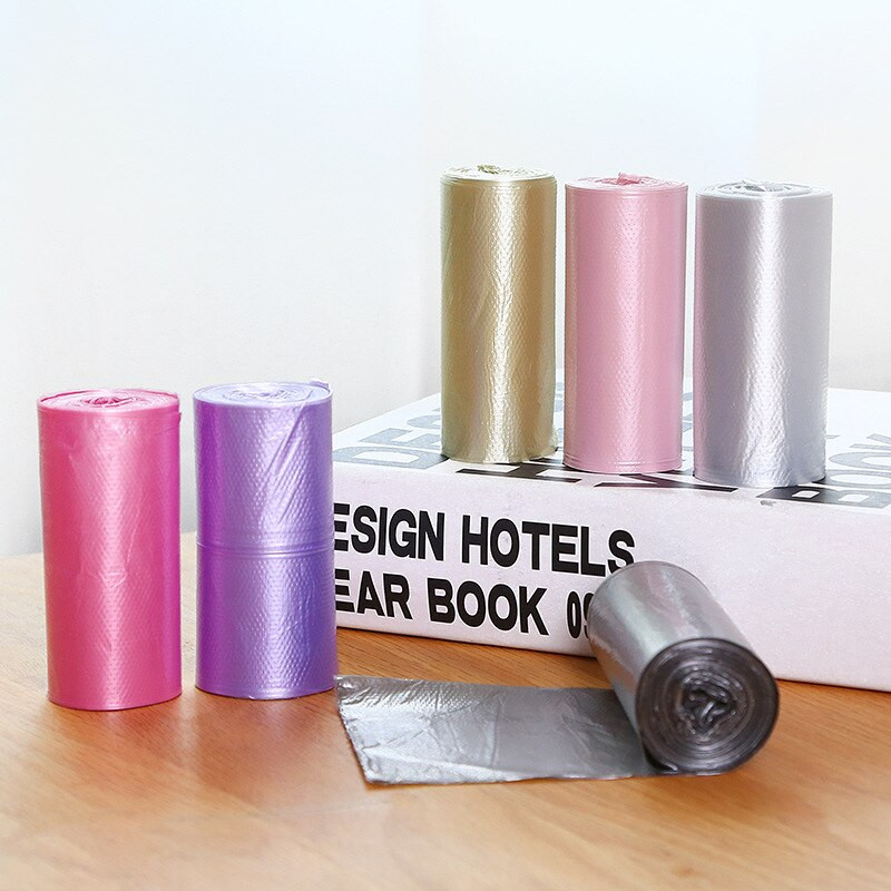 120 vnt./pak.(4 ritinėliai/pak.) Stori staliniai maži šiukšlių maišai Automobilių namų vienkartiniai spalvoti mini šiukšlių maišeliai plastikiniai maišeliai