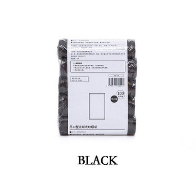 5 ruļļi 1 iepakojums 100 gab Sadzīves vienreizējās lietošanas atkritumu maisiņš Virtuves uzglabāšana Atkritumu maisi Tīrīšana Atkritumu maiss Plastmasas maisiņš