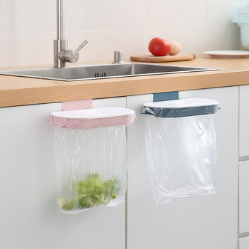 Кухненска торба за боклук Окачена торба за боклук Пластмасова торба за боклук Поставка за торба за боклук Рафт за съхранение на гърба на вратата на шкафа