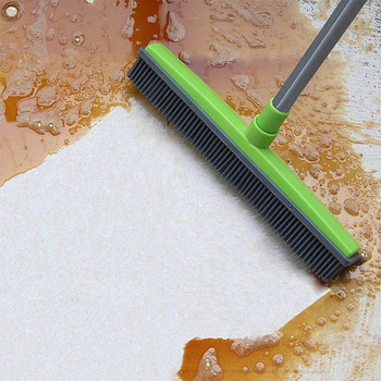 Метла за подови косми Стъргалка за прах и косми от домашни любимци Устройство за премахване на мъх Телескопична почистваща машина Метачка без ръчно миене Моп Clean Wipe Инструмент за прозорци