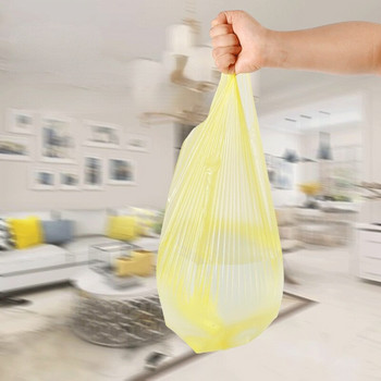 5 ролки Домакинска торбичка за боклук за еднократна употреба Кухненски торби за боклук В стил жилетка Чанта за съхранение за почистване на дома Чанти за боклук
