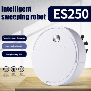 ES250 Επαναφορτιζόμενο αυτόματο έξυπνο ρομπότ 1800Pa Ηλεκτρική σκούπα αναρρόφηση σάρωθρο Επαναφορτιζόμενη αυτόματη σίγαση Εύκολο στη χρήση για το σπίτι