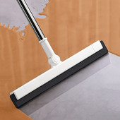 Grīdas tīrītājs Magic Broom Regulējams grīdas rakelis flīžu tīrīšanai Grīdas birste ar garu rokturi Mājdzīvnieku matu slotas grīdu tīrīšanas rīki