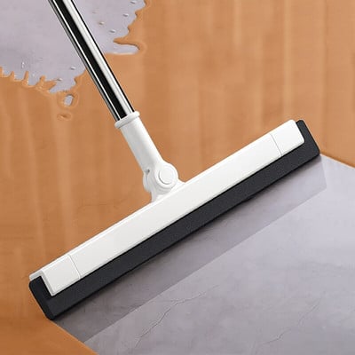 Floor Wiper Magic Broom Adjustable Floor Squeegee for Tile Cleaning Long Handle Floor Brush Pet Hair Broom Floor Cleaning Tools