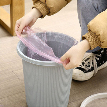 5 ролки Домакинска торбичка за боклук за еднократна употреба Кухня за съхранение Торби за боклук Почистваща торба за отпадъци Найлонова торбичка