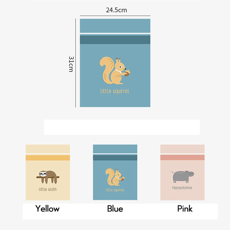 Nimfa 15Gb Cute karikatūra Auto Vienreizējās lietošanas atkritumu maisi Piekārts Tips Tīrīšana Trash Glabāšana Virtuve Mājas Bioloģiski noārdāms atkritumu maiss