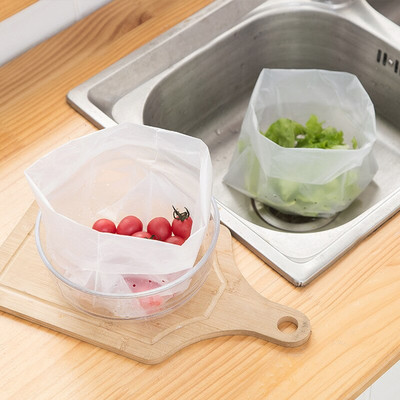 30pcs Kitchen Sink Filter Anti-Clogging Pool Drain Tea Leaf Washing Dishes Vegetables Fruit Drain Residue Disposable Garbage Bag