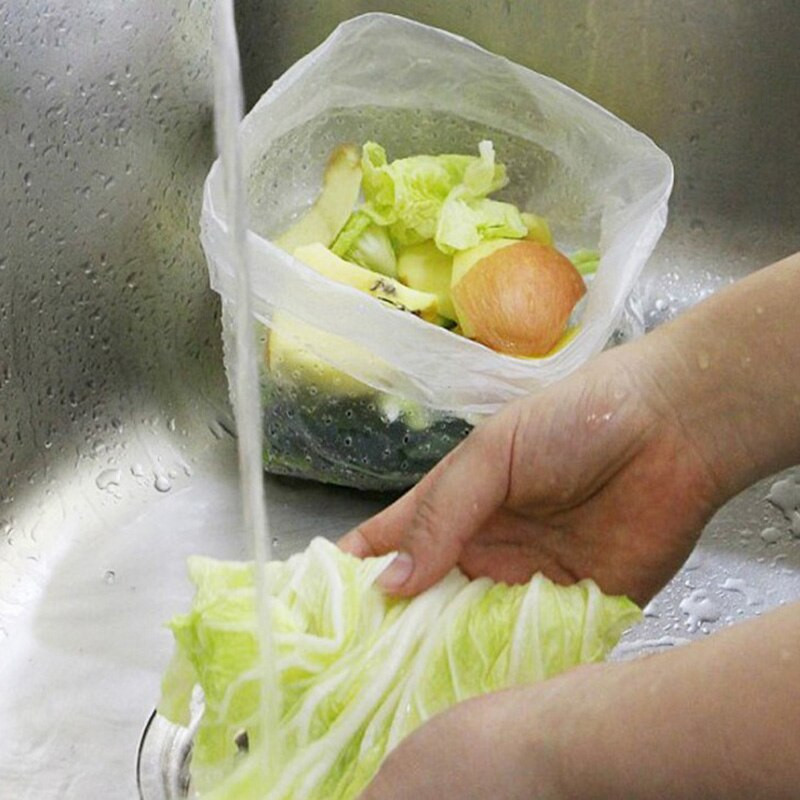 30gab Virtuves izlietnes sietiņš Filtra ekrāns Atkritumu maisi Izlietnes Drenāžas Caurums Tīkla maisiņš Miskastes sietiņš Viņš