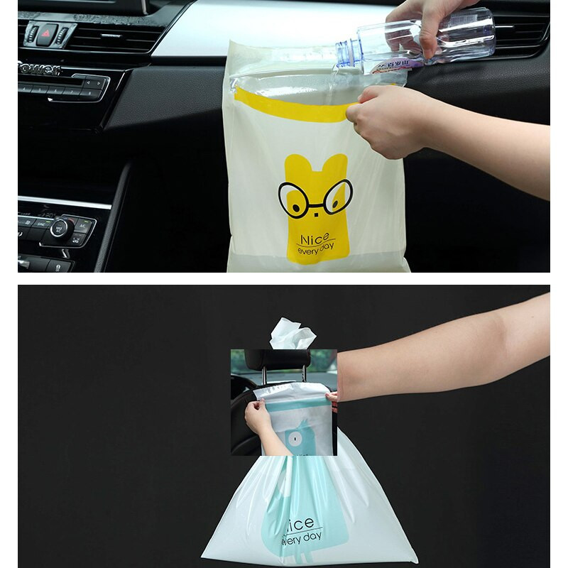 15gab Vienreizējās lietošanas pašlīmējošās automašīnas bioloģiski noārdāmo atkritumu atkritumu turētājs atkritumu uzglabāšanas maiss automašīnu transportlīdzekļu biroja virtuvei