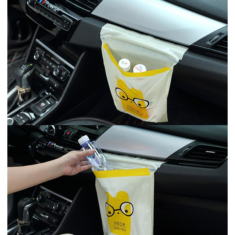 15gab Vienreizējās lietošanas pašlīmējošās automašīnas bioloģiski noārdāmo atkritumu atkritumu turētājs atkritumu uzglabāšanas maiss automašīnu transportlīdzekļu biroja virtuvei