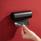 1gb pie sienas stiprināma atkritumu maisu kaste virtuve vannas istaba piekarināma miskastes plastmasas maisiņu glabāšanas kaste Mājas piederumi