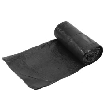 3 ρολά 50 Χ 46 εκ. Σακούλες σκουπιδιών Μονόχρωμο πάχος Βολικές περιβαλλοντικές πλαστικές σακούλες απορριμμάτων Τσάντα μιας χρήσης Μαύρη