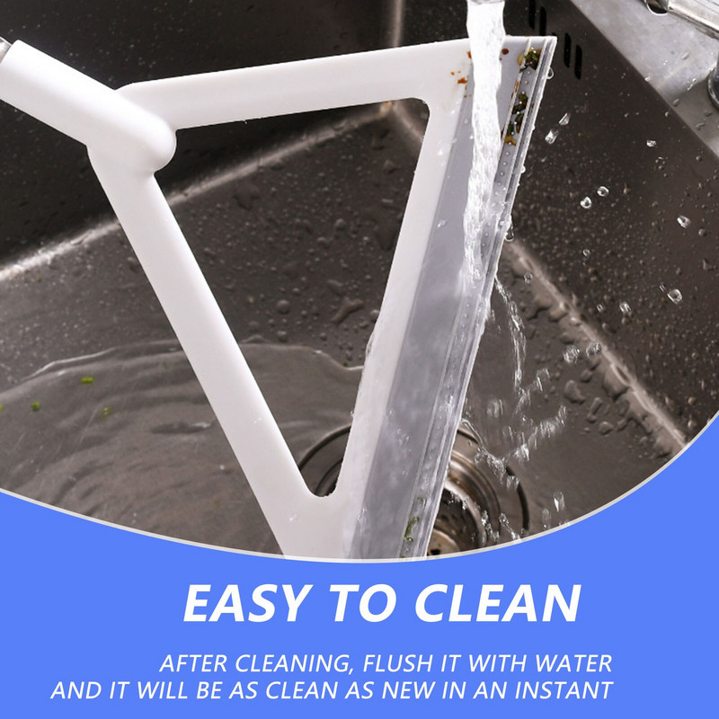 Πολυλειτουργική μαγική σκούπα υαλοκαθαριστήρα δαπέδου και παραθύρου Αποσπώμενη τριγωνική σκούπα για το σπίτι σαλόνι υπνοδωμάτιο Λαβή από ανοξείδωτο χάλυβα