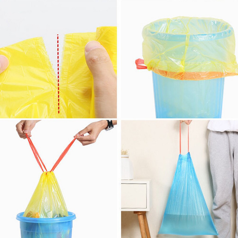 1 ruļļi mājsaimniecības vienreizējās lietošanas atkritumu maisiņi Virtuves uzglabāšana Atkritumu maisi Tīrīšana Atkritumu maisiņi Plastmasas maisiņi Atkritumu maisi