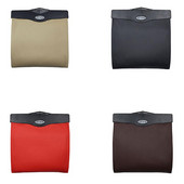 Automašīnas sēdekļa atzveltne Piekarināma LED miskastes organizators Atkritumu turētāja glabāšanas soma Mākslīgās ādas materiāls, skaists un praktisks.