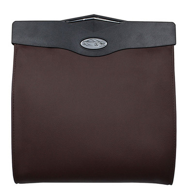 Automašīnas sēdekļa atzveltne Piekarināma LED miskastes organizators Atkritumu turētāja glabāšanas soma Mākslīgās ādas materiāls, skaists un praktisks.