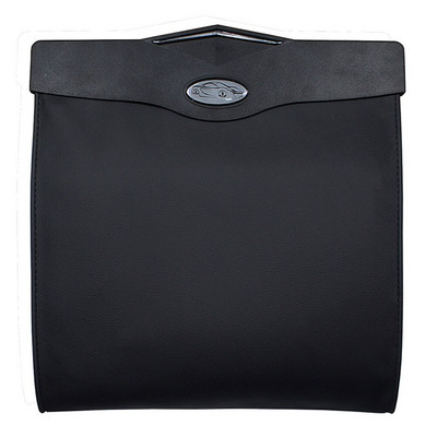 Automašīnas sēdekļa atzveltne Piekarināma LED miskastes organizators Atkritumu turētāja glabāšanas soma Mākslīgās ādas materiāls, skaists un praktisks.