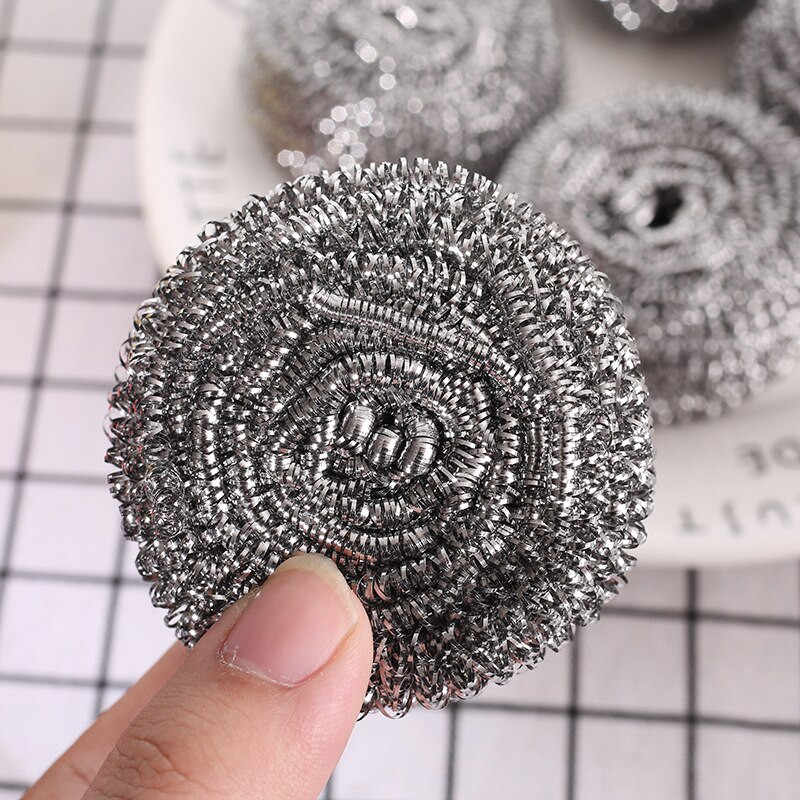 Roostevabast terasest traatkuulhari puhastushari köögipottide lauanõude puhastusvahend, puhastusvahend roosteeemaldaja, nõud Tugevad käepidemega tööriistad