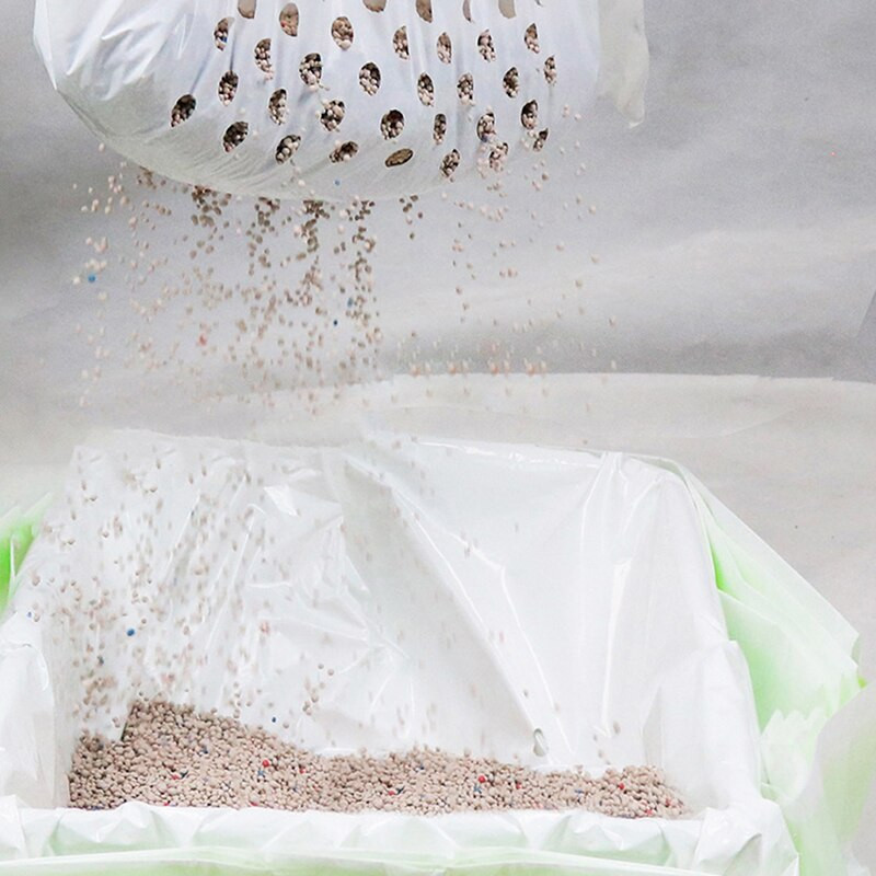 1 iepakojums atkārtoti lietojami kaķu fekāliju filtrs kaķu smilšu maisiņi brīvroku kaķiem sijāšanai pakaišu paplātes sieta ieliktņi kaķēnu pakaišu kastes ieliktņi