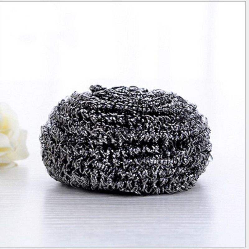 Yutu tērauda stieples lode nerūsē 25 g podu mazgāšanas artefaktu tīrīšanas bumba mājsaimniecības virtuves piederumi, nepārtraukta stieple