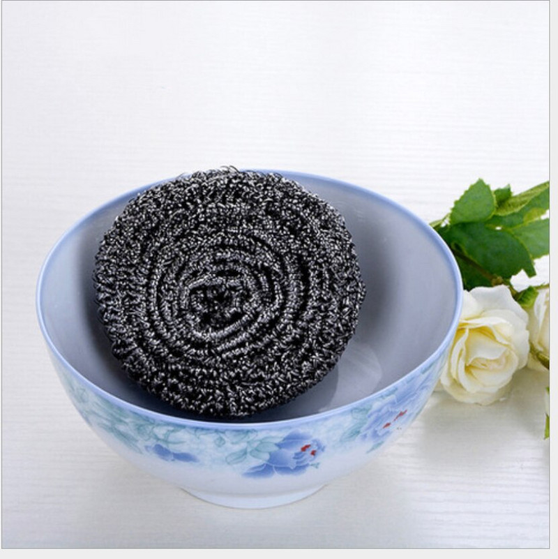 Yutu tērauda stieples lode nerūsē 25 g podu mazgāšanas artefaktu tīrīšanas bumba mājsaimniecības virtuves piederumi, nepārtraukta stieple