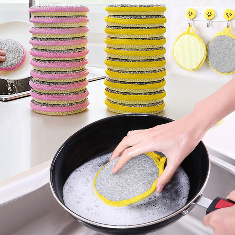 Háztartási mosogatórongyok Kétoldalas tisztítás Pamut varázstörlők Napi szükségletek Háztartási kétoldalas mosogatás és törlés PGY