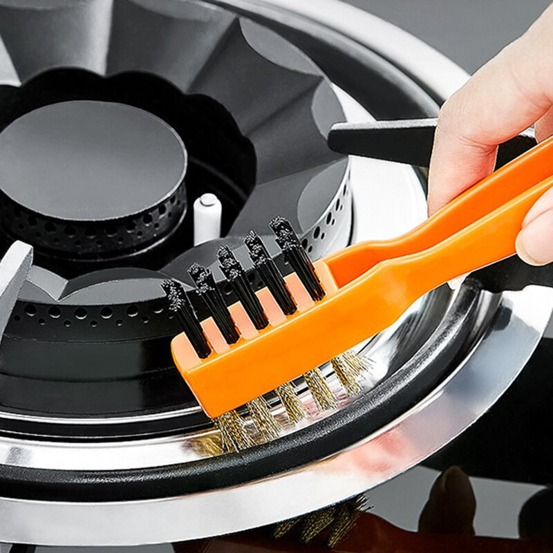 Kuum müük Rippuv gaasipliidi puhastushari kokkupandava kaabitsaga Multifunktsionaalne traathari Praktilised köögitarvikud