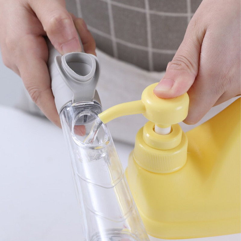 Professionaalne koduköögi puhastamine Mugav nõudehari, vahetusseebi dosaator, rippuv käsnapea tarvikud pika käepidemega