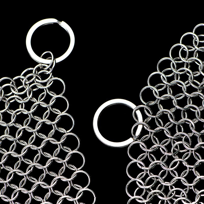 Uued köögi terasest traatvõrgust puhastuspallid Tugeva saaste eemaldamise pannipuhastusvahend pesunõud pott klaasist tass majapidamispuhastusvahendid