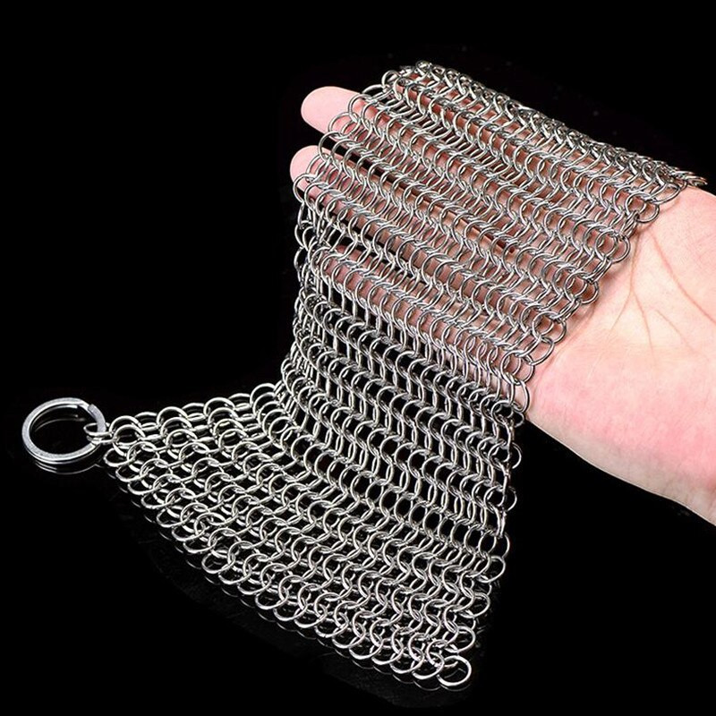 Uued köögi terasest traatvõrgust puhastuspallid Tugeva saaste eemaldamise pannipuhastusvahend pesunõud pott klaasist tass majapidamispuhastusvahendid