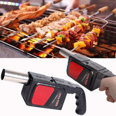 Barbecue ventilátor elektromos BBQ légfúvó kültéri sütéshez Grill Grill készlet Piknik eszköz Kézi elektromos Grill ventilátor Kempingtartozékok