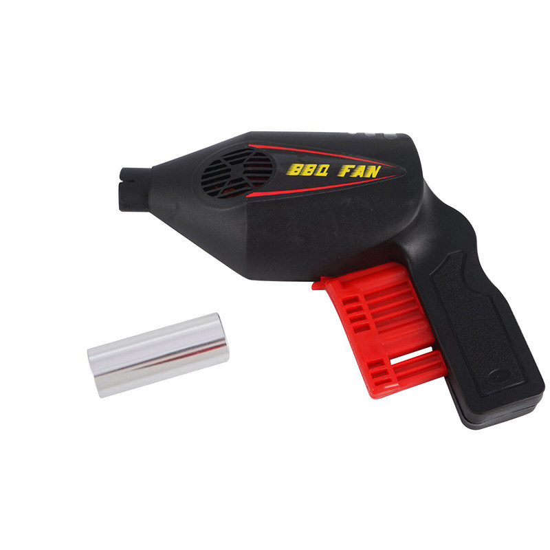 Rokas elektriskais grila ventilators gaisa pūtējs āra kempingam piknikam bārbekjū gatavošanas rīks āra rokas elektriskais grila ventilators