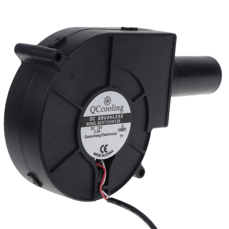 Pārnēsājams BBQ ventilators 9733 DC 12V 2,5A 5500R/Min Gaisa turbopūtējs bārbekjū piknikam
