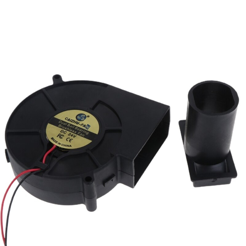 9733 Āra bārbekjū ventilators Elektriskais gaisa pūtējs piknika kempingam Grila ventilators ar gaisa kanālu divkāršu lodīšu gultni, izturīgs J78C