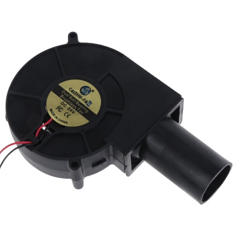 9733 Āra bārbekjū ventilators Elektriskais gaisa pūtējs piknika kempingam Grila ventilators ar gaisa kanālu divkāršu lodīšu gultni, izturīgs J78C