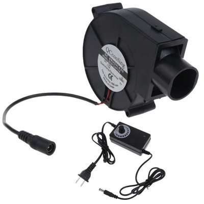 Grill Ventilátor Főzés Légfúvó Tűzindító 110V 220V Állítható fordulatszám-adapter Fatűzhely Nagy levegő térfogatú ventilátorok 4500RPM 2A csepp szállítás