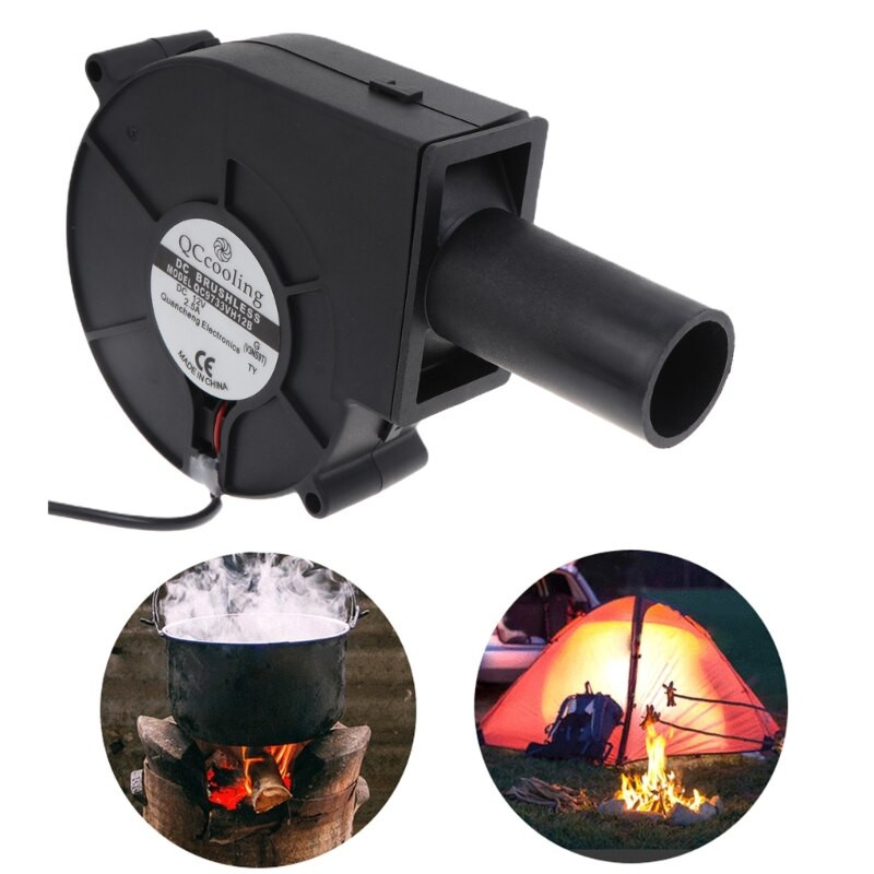 97x97x33mm liela gaisa apjoma dzesētāja pūtējs USB 5V ar gaisa kanālu āra grilēšanai